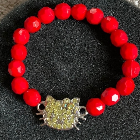 HELLO KITTY BEADS & RHINESTONES STRETCH BRACELETS IN VARIOUS COLORS!
TWO FOR $15 - Picture 7 of 8